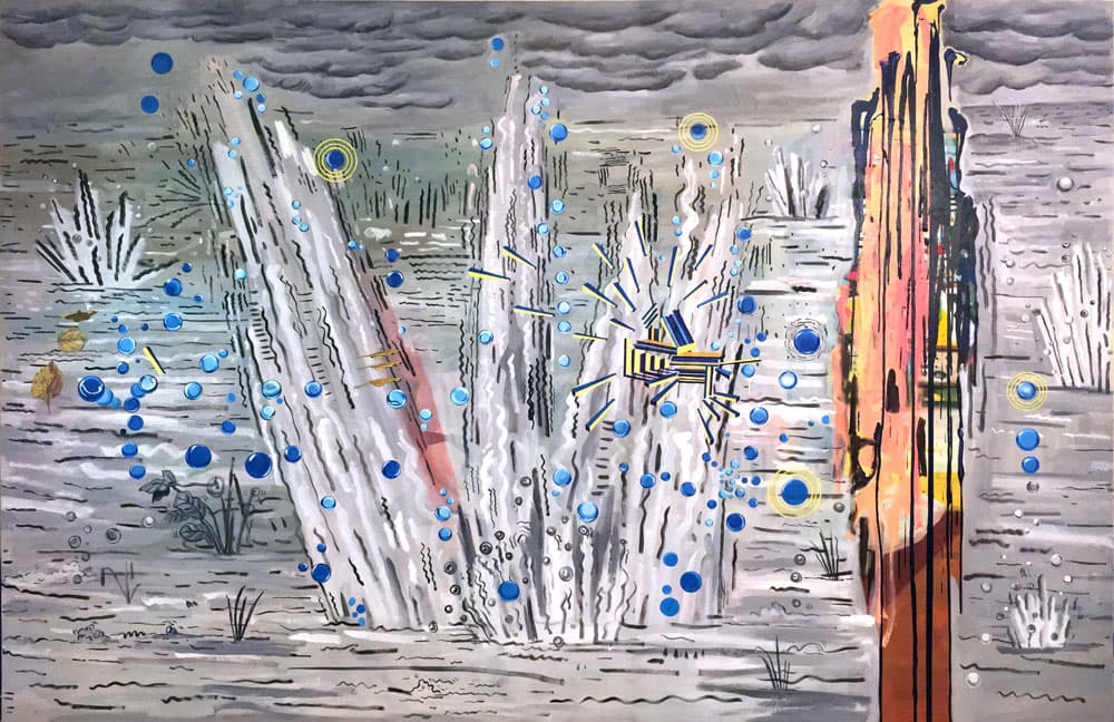 정수진 Suejin Chung, 제목 미정_ 200 x 300 cm, oil on canvas, 2016
