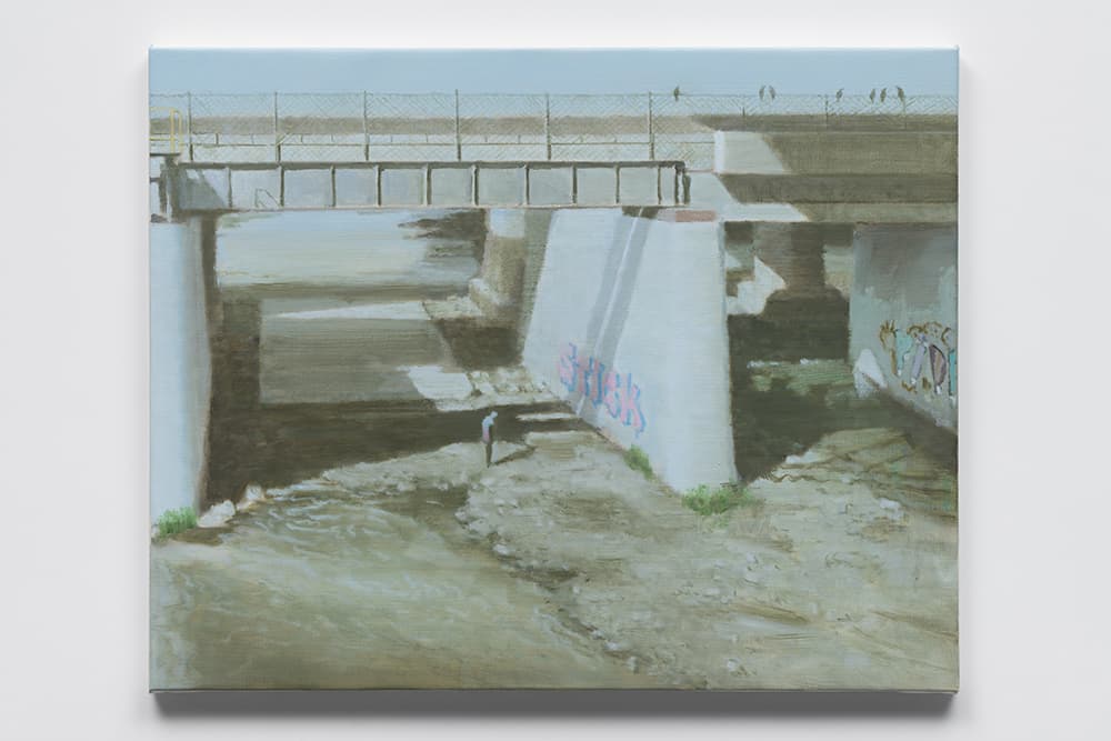 노충현 Roh Choong-Hyun, 다리 아래 Under the Bridge, 2025, Oil on canvas, 72.7 x 91cm  © Courtesy of the artist