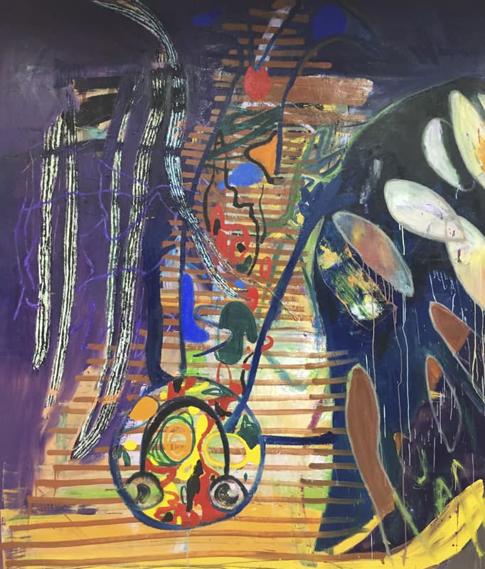 백경호, 추락, oil on canvas, 227.3x181.8cm, 2019