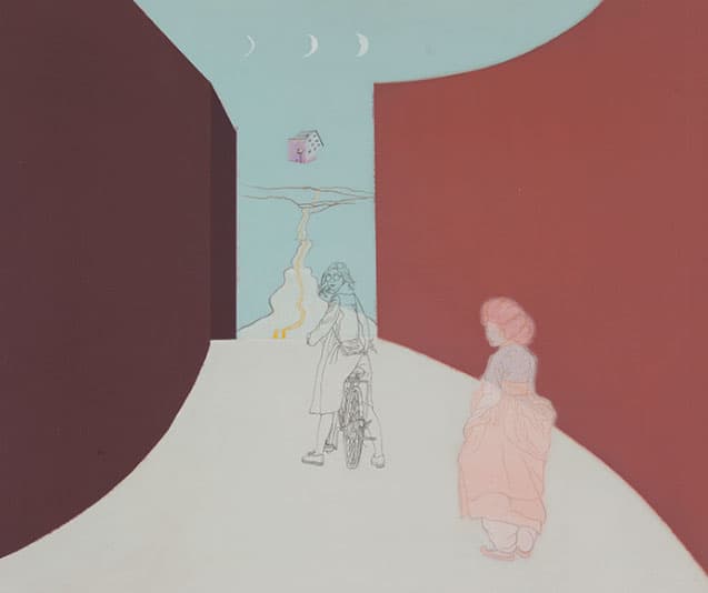 Unknown time, 72.7x60.6cm, Acrylic on canvas, 2015