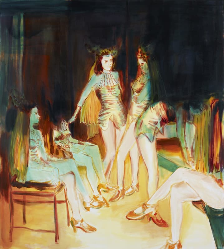 린지 불 Linsey Bull_Dancers_oil on canvas_190x170cm_2018
