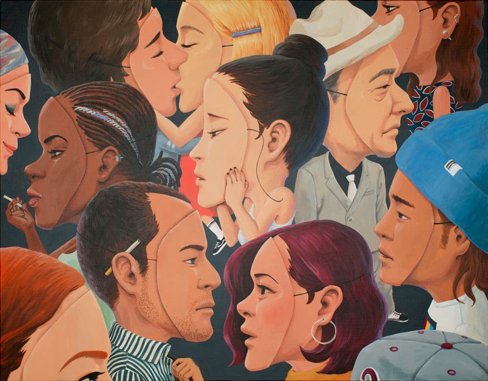 김민주, Our Routine, 116.8x91cm, 캔버스에 아크릴, 2014 © GIAF