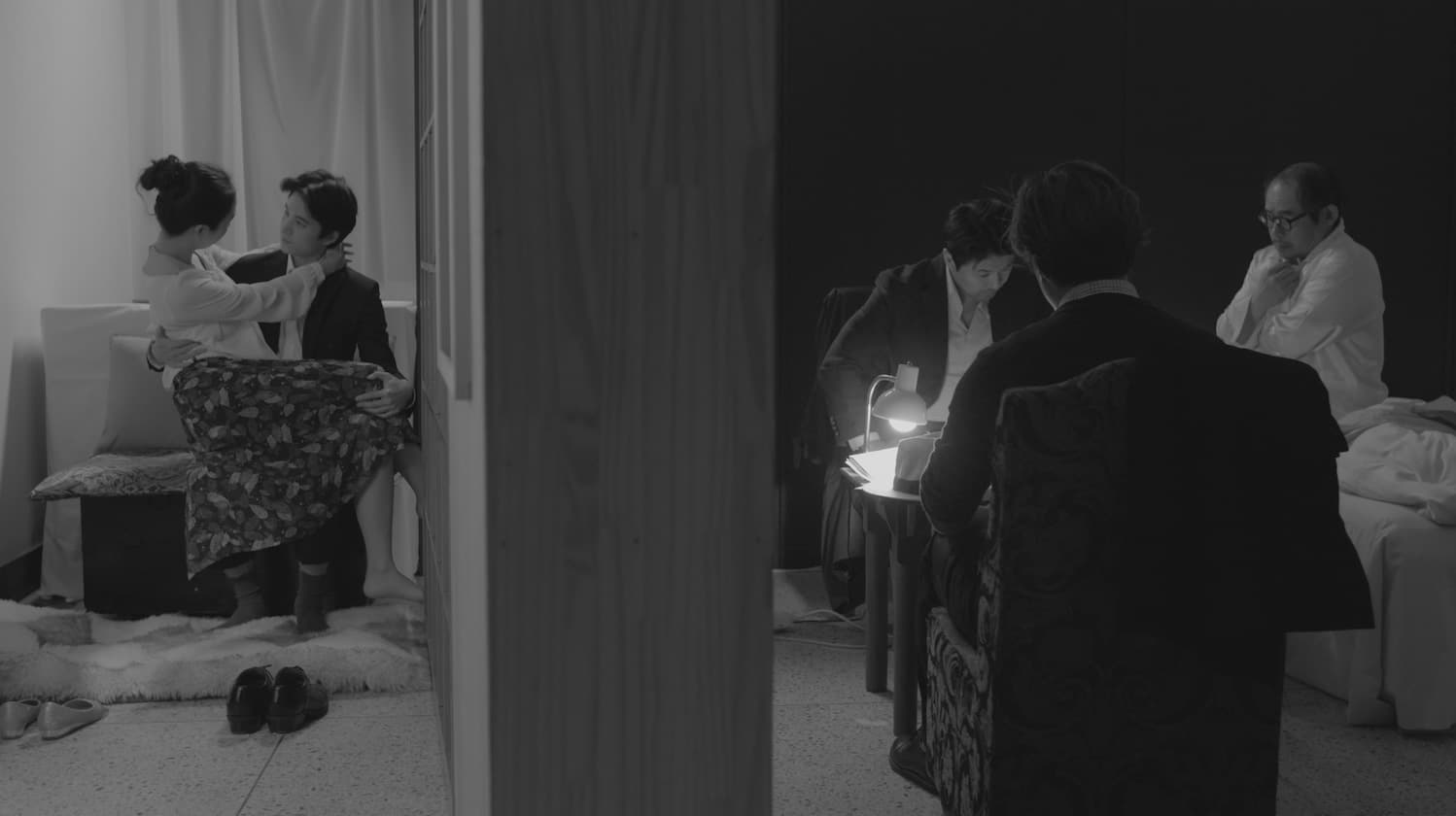 숙부. 레니 장면의 한 이미지_영화 설치 작품_2018