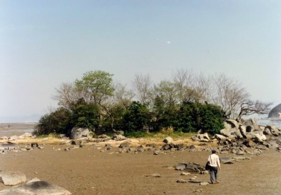 윤철중. 망산도. Digital pigment printing. 1986