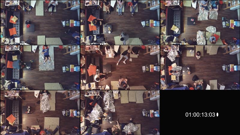 김정모, 재난미술 프로젝트 Disaster-Art Project, 2017, 3시간 이미지제공 : 퍼폼2017
