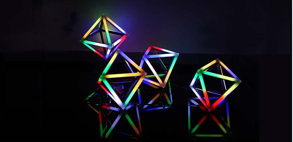 이지희, Octa, 48 x 31 x 31 cm (4pieces), LED, 2016 (사진제공=앤드앤갤러리)
