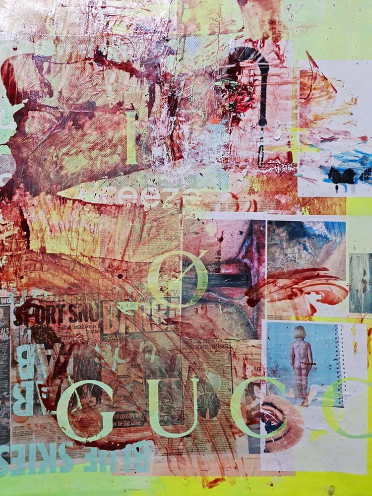 KEUNMIN LEE  Flesh Contstruction, 2022  Oil on canvas  78.74 x 78.74 inches  200 x 200 cm  Photo by OnArt Studio