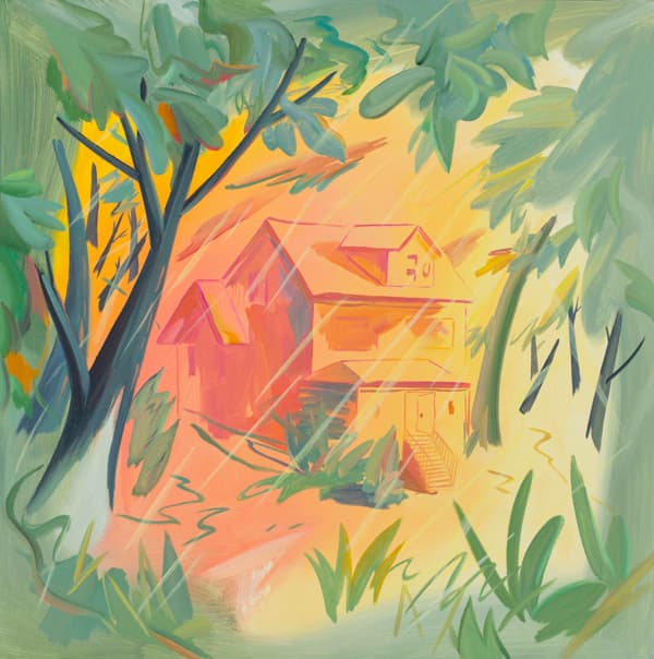 오선영, Bling Bling Sunshine_oil on canvas_53×53㎝_2018