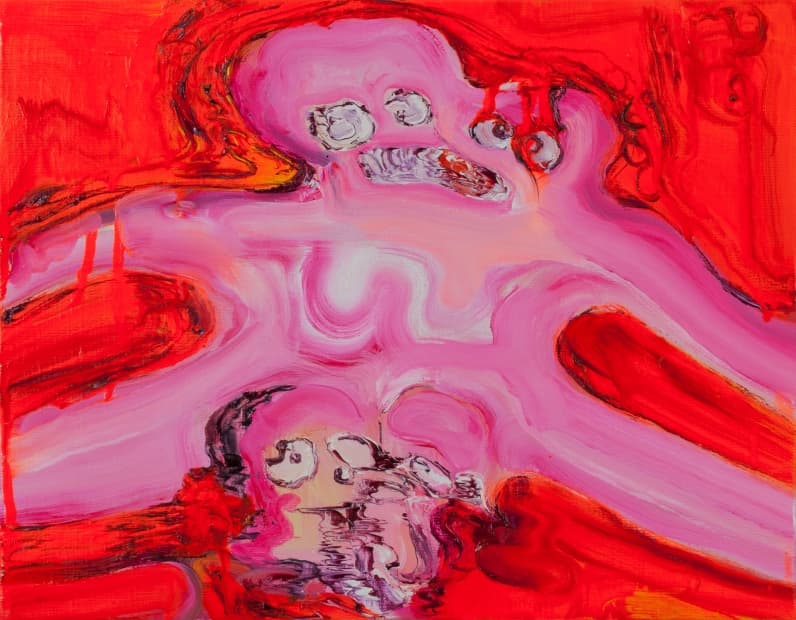 장파 Fluid Neon 2016 Oil on Canvas 31.8x40.9cm