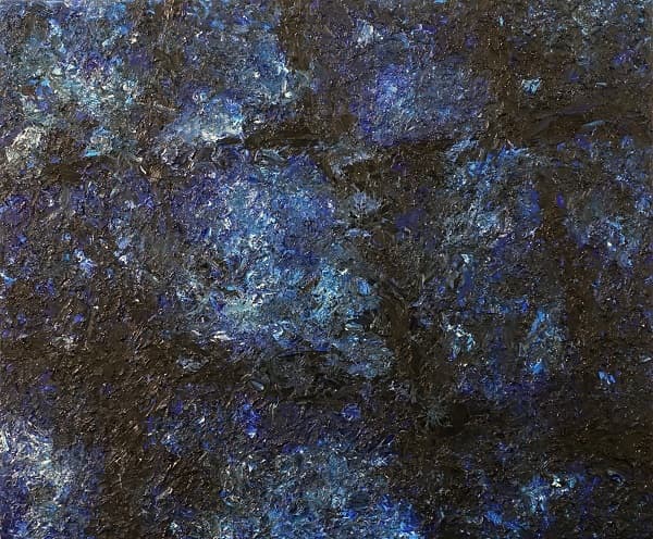 <선 . 면 연구>, 캔버스 위에 유화, 73.7*60.6cm, 2016