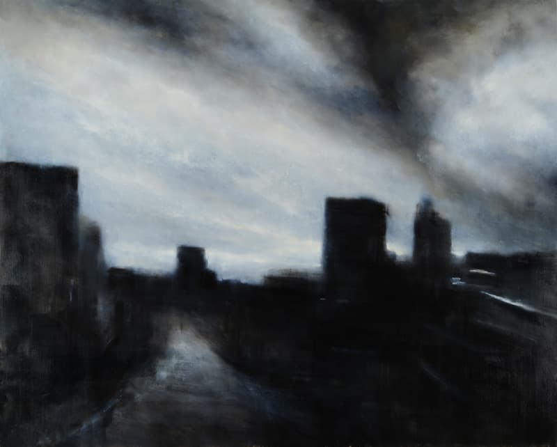 박경작, Landscape, oil on canvas, 162x130cm, 2017