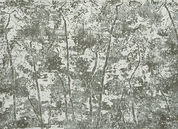 차규선, 風景, 2015. Mixed media on canvas, 91x116cm