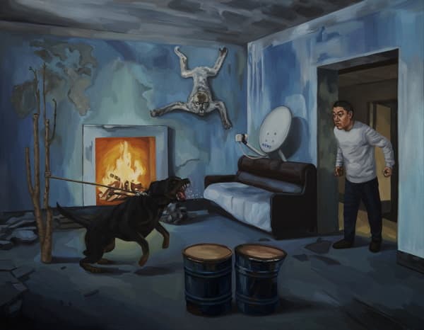 박용화, <명시적 이거나 암묵적 이거나>, Oil on canvas, 116.8×91.0cm, 2017