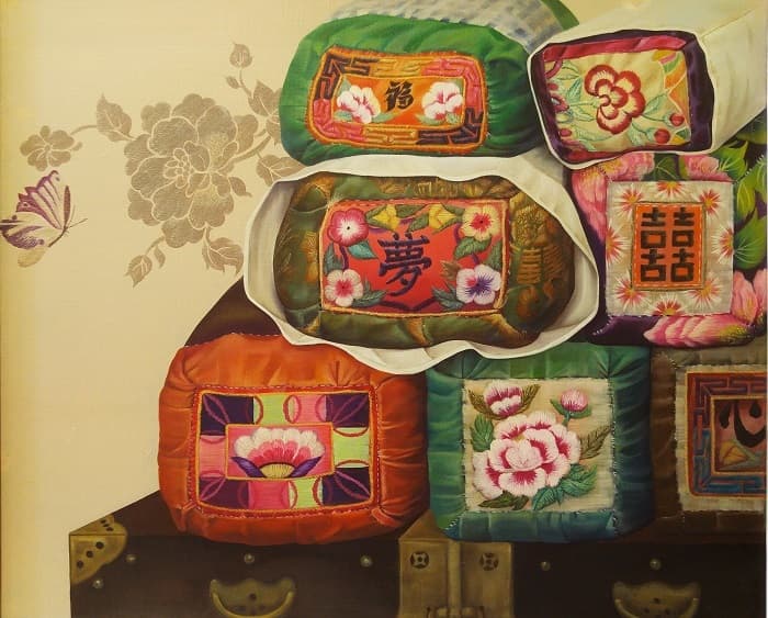 호접몽 60.6×72.7㎝ 캔버스에 유화 2013
