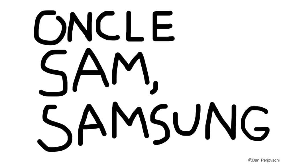 Dan Perjovschi, samsung, 2015