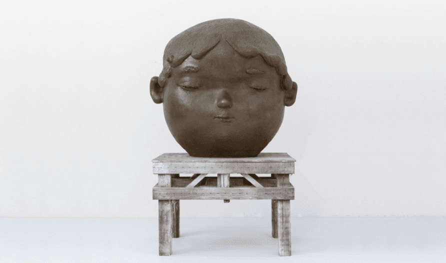 Golden Child, 2018. Bronze. 125 × 132 × 95 cm | 49 3/16 × 51 15/16 × 37 3/8 in. ©︎ 2018 Otani Workshop/Kaikai Kiki Co., Ltd. All Rights Reserved.