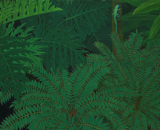 김보희, Towards, 2013, 천 위에 채색, 130x160cm