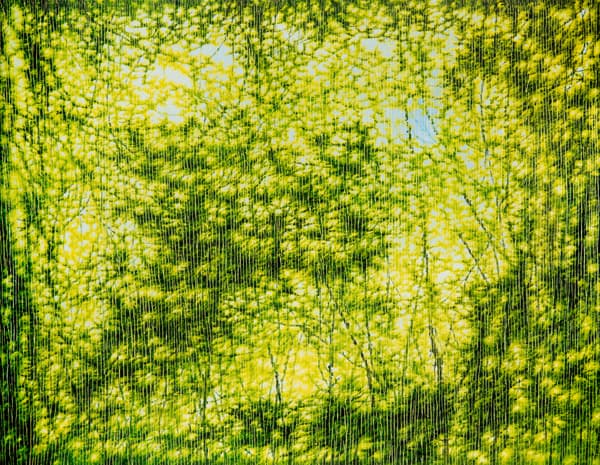 김경미, 16.9m2 in GotÔt, Acrylic on canvas, transparent medium on acrylic panel (double layered), 136×103cm, 2017