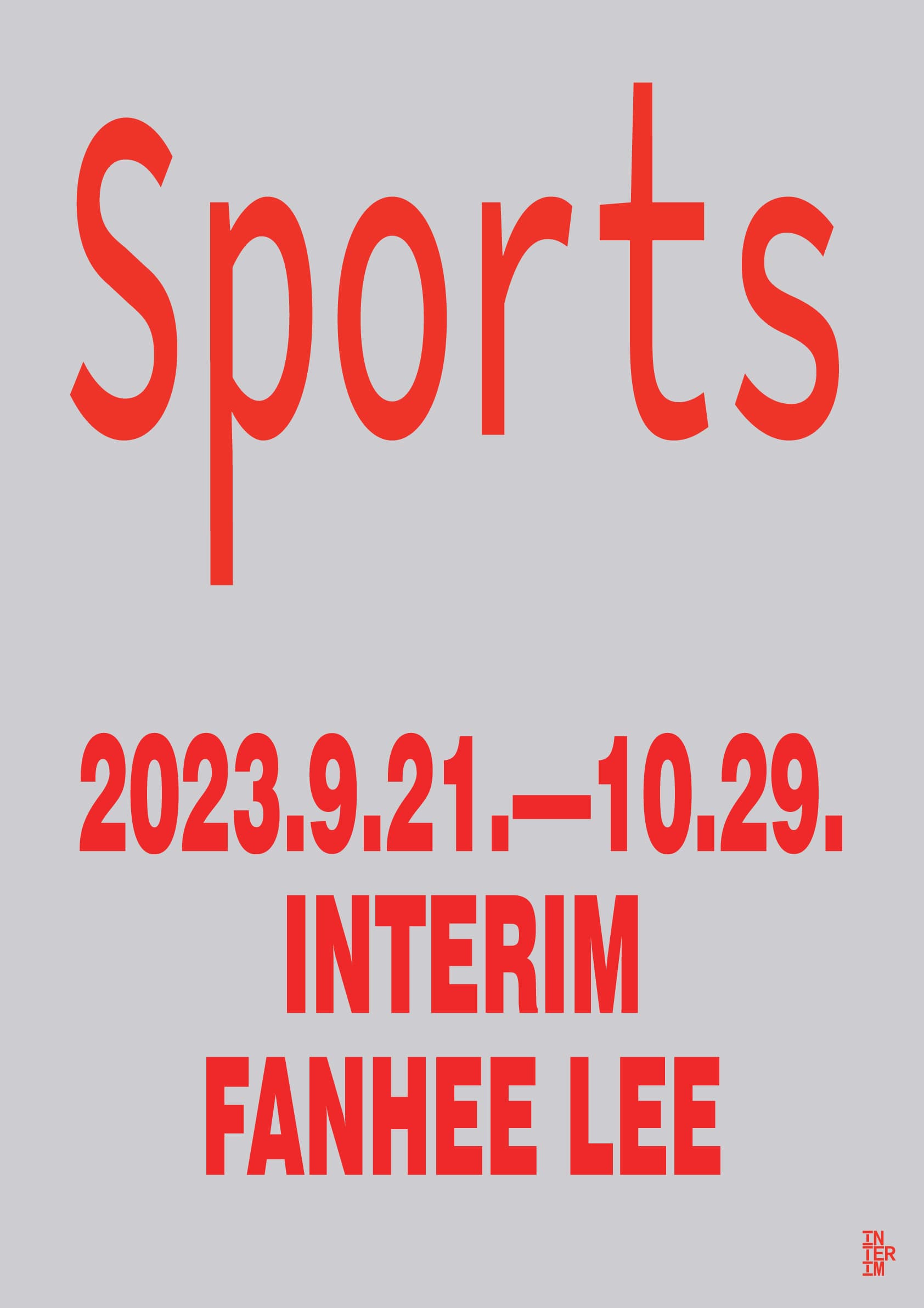 이환희 개인전: Sports 1
