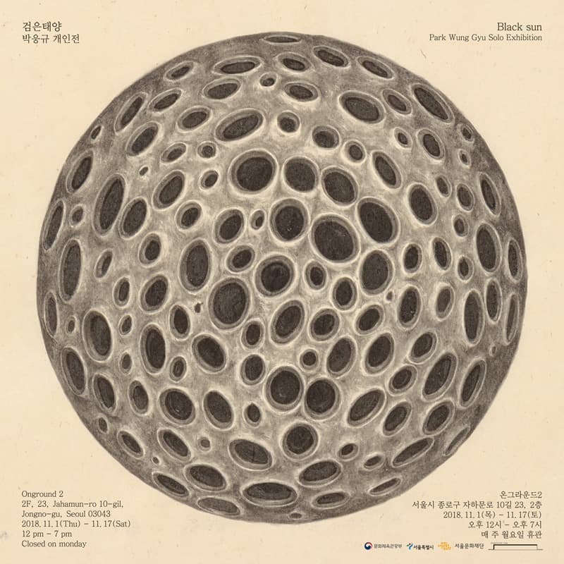 박웅규 개인전 : 검은태양 Park Wung Gyu : Black Sun 1