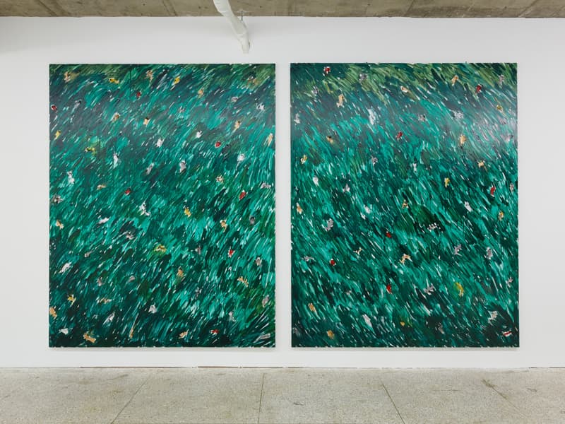 The Painter’s fur, 2018, oil on canvas, 227x182cm