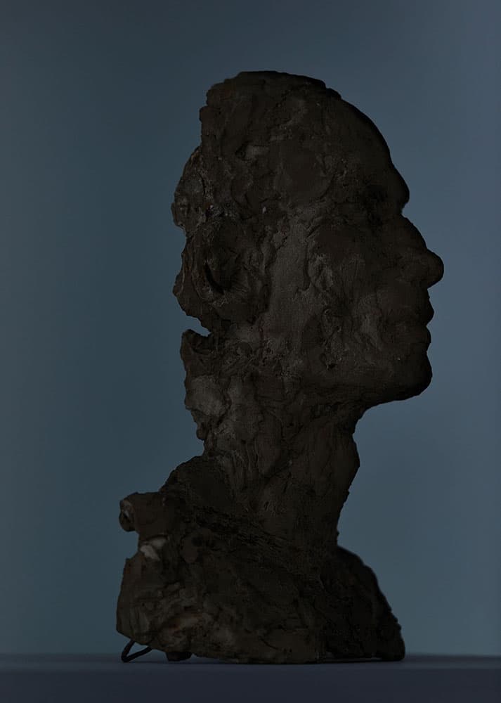 목정욱, Study of “Self-Portrait” fig no. 131, 2021, Pigment print, 47.1 x 33.6 cm. Courtesy of 목정욱, (사)권진규기념사업회, and PKM Gallery