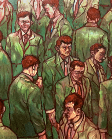 권민주, 정체, oil on canvas, 80x100 cm, 2016