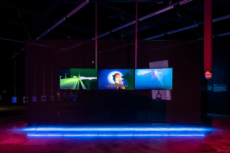 양아치, <Sally>, 2019-현재, 3채널 영상, 컬러, 사운드, 9분 19초 양아치, <Sally Smiles>, 2020, 실리콘, 광물, 17X13X14cm