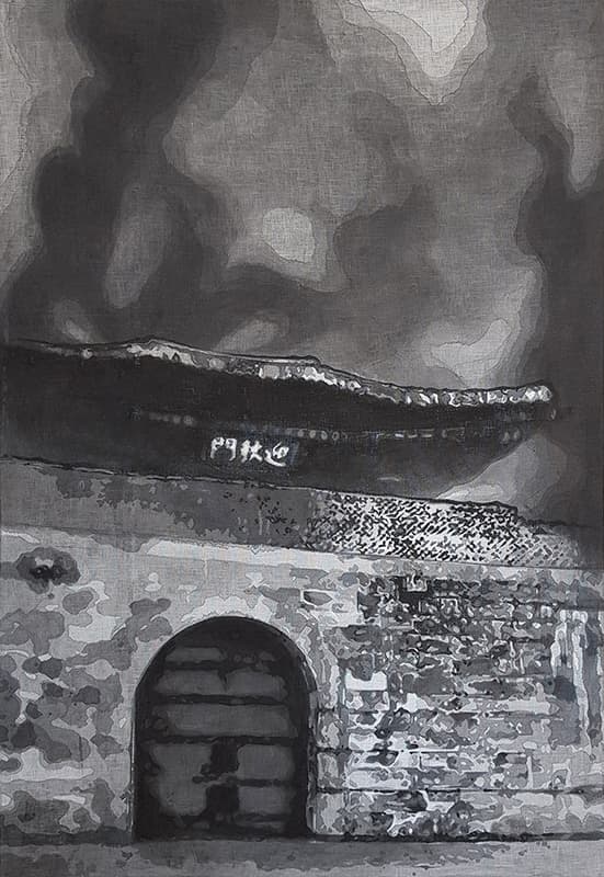 김보민, 가을 마에, 수묵, 130.3×80.3cm, 2020