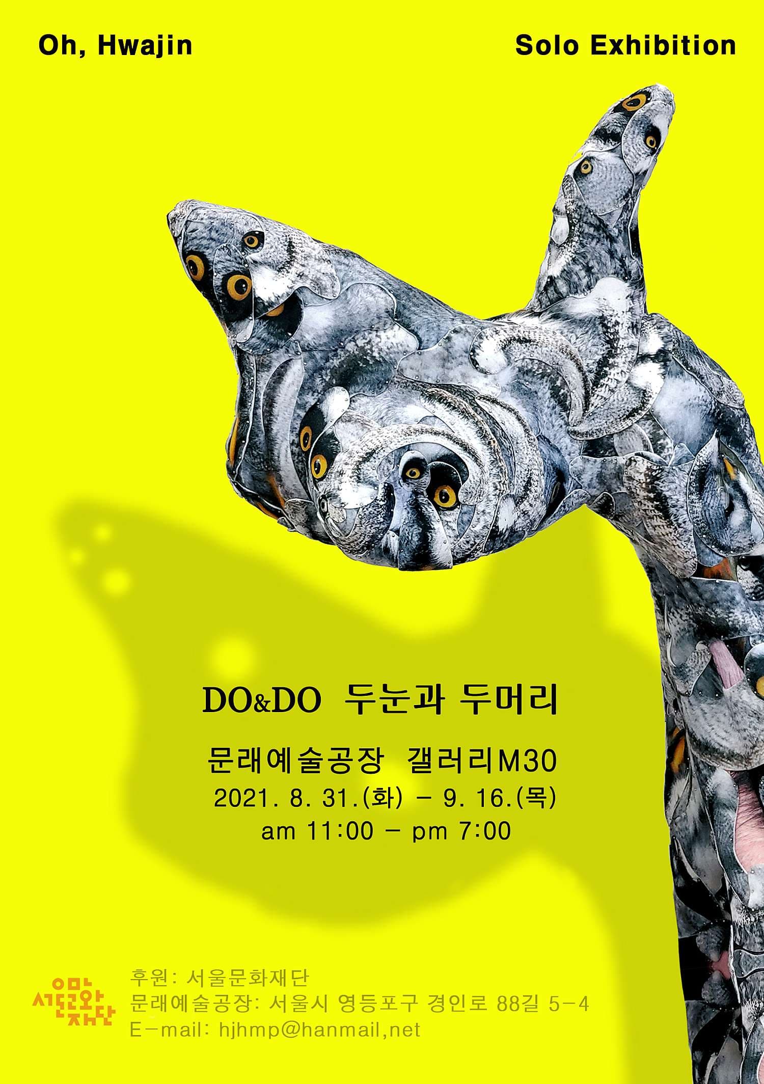 오화진 개인전: DO&DO 두눈과 두머리 1