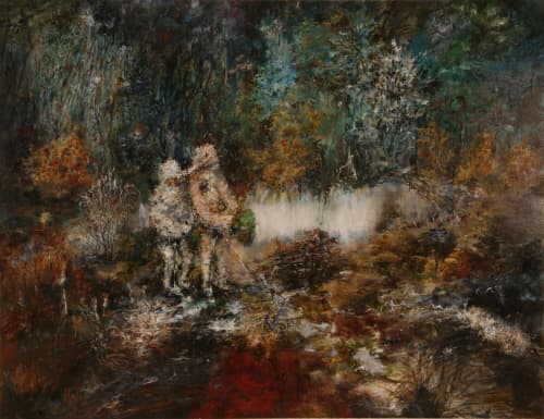 최수인, 연애, Oil on canvas, 162x130cm, 2009