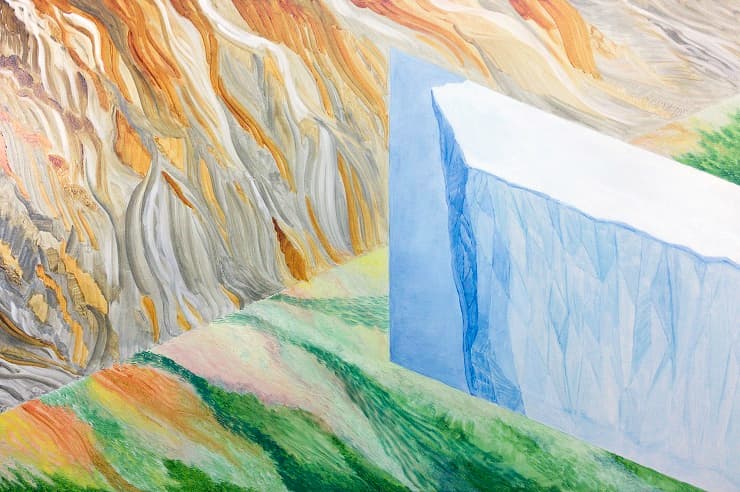 준영, <Fake Iceberg>, oil on canvas, 60.5x91cm, 2018  ⓒ준영