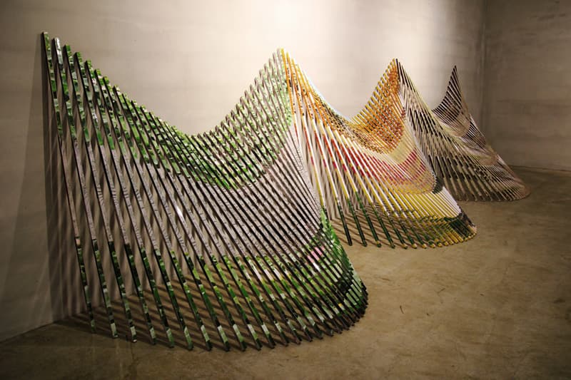 정재규, ‹경주 (Gyeongju)›, 2011, Photo, wood installation, variable dimensions