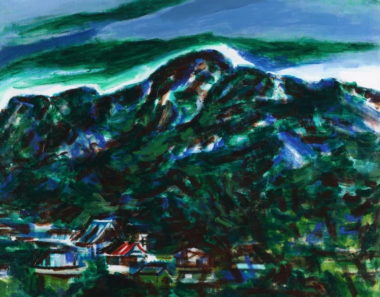 서용선, 인왕산 Inwang Mountain, 91 x 116.7cm, Acrylic on canvas, 2016