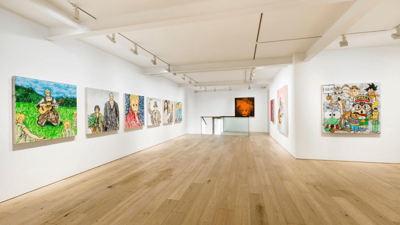 View of the exhibition Bada Bing, Bada Boom, Perrotin Seoul © Hwang Woon Ha / Courtesy Perrotin