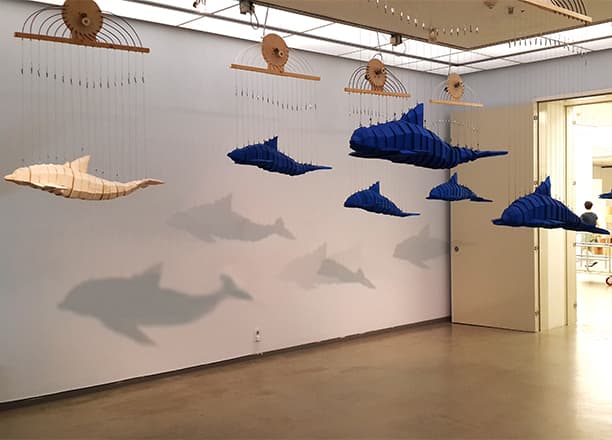 최문석, dolphin wave, 2014, 혼합재료, 85x50x50cm
