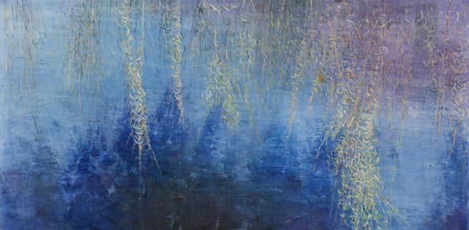 이강화, 리듬-律, 2015, Oil on canvas, 97x194cm
