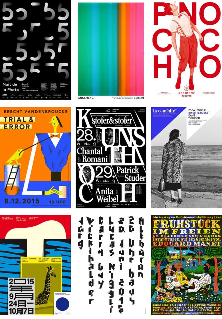 100 베스테 플라카테: 100개의 베스트 포스터 2015 독일 오스트리아 스위스 D.A.CH 1