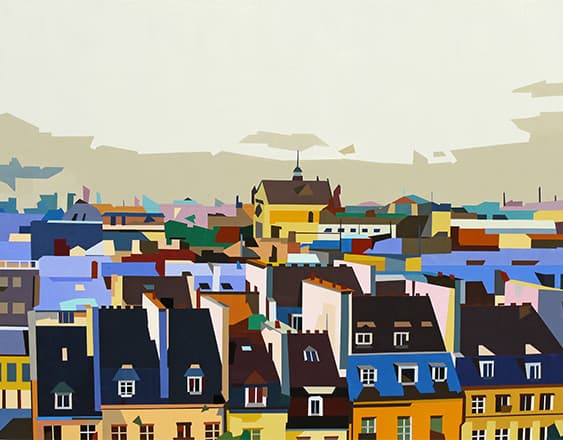 류주현, Composition-Space_01, 2016, Acrylic on Canvas, 91x116cm