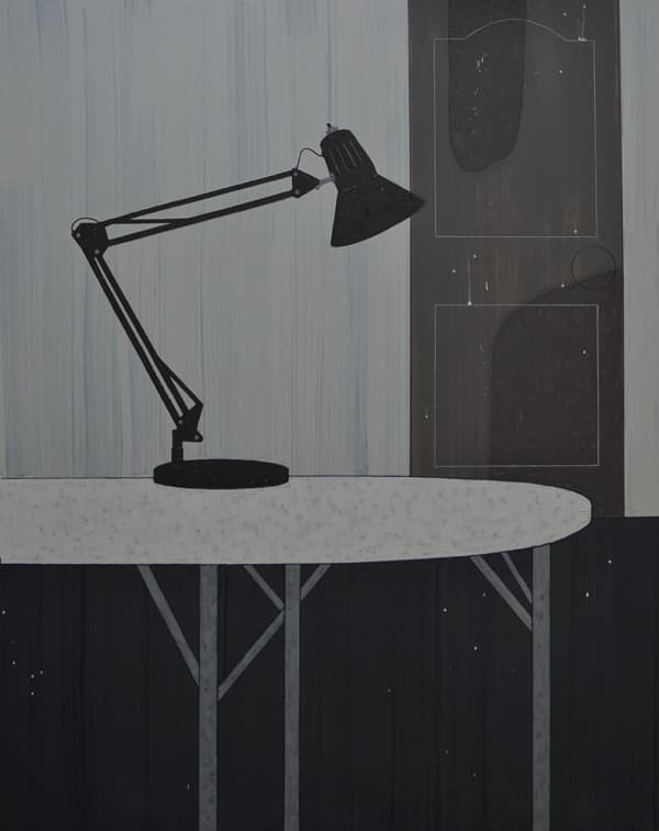 이정은_단편적 이미지-아홉개의 방_캔버스 위에 혼합재료_116.8×91cm_2017