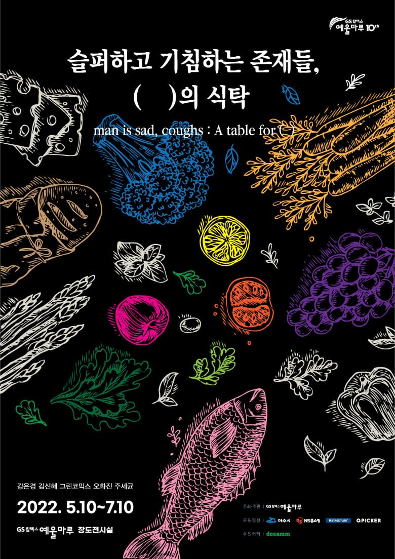 슬퍼하고 기침하는 존재들, ( )의 식탁 1