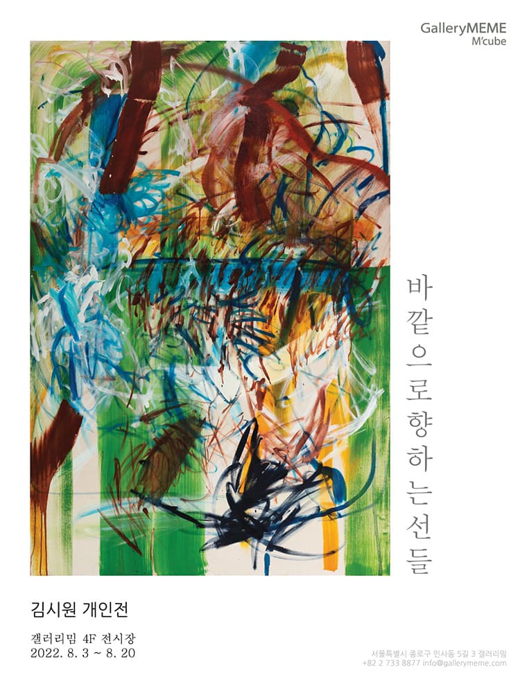 김시원: 바깥으로 향하는 선들 1