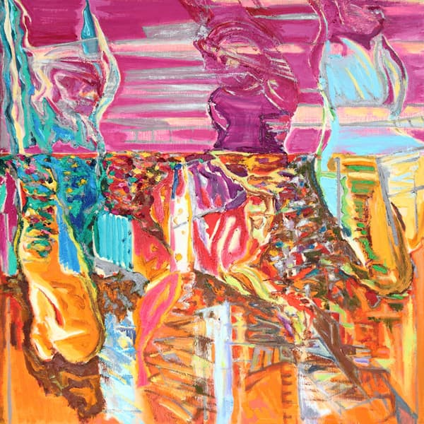 중력 안에서 #5. 80.3x80.3cm. Oil on canvas. 2015
