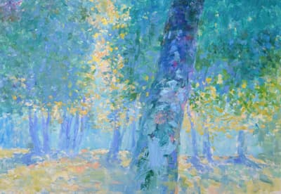 Green Life, oil on canvas, 65.2×45.5cm,2015