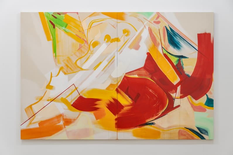 김세은, Long shoot, 2021, 캔버스에 수용성 유화, 145x220x3cm