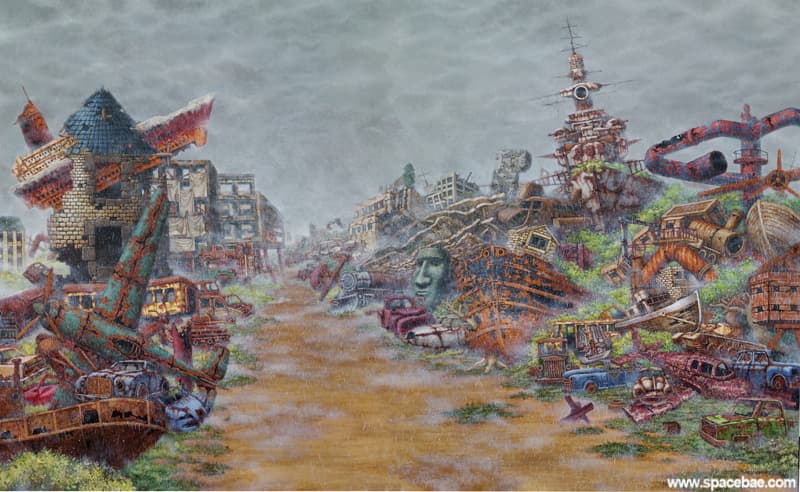 박우주_초우_캔버스에 아크릴_162 x 260(cm)_2016