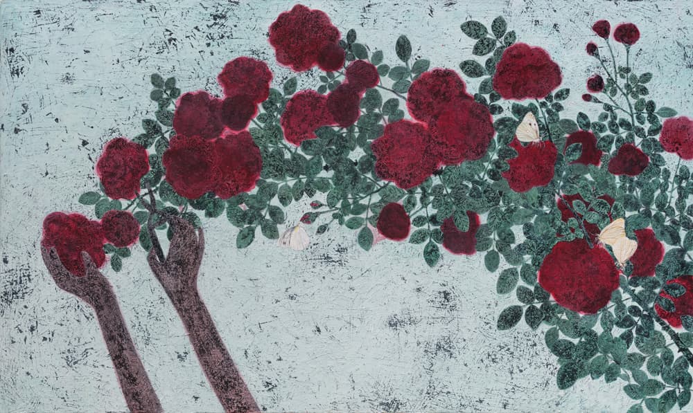 문성식 <그냥 삶> 2017-2019 캔버스에 혼합재료 97 x 162.5 cm Courtesy of the artist and Kukje Gallery 사진: 박동석 이미지 제공: 국제갤러리