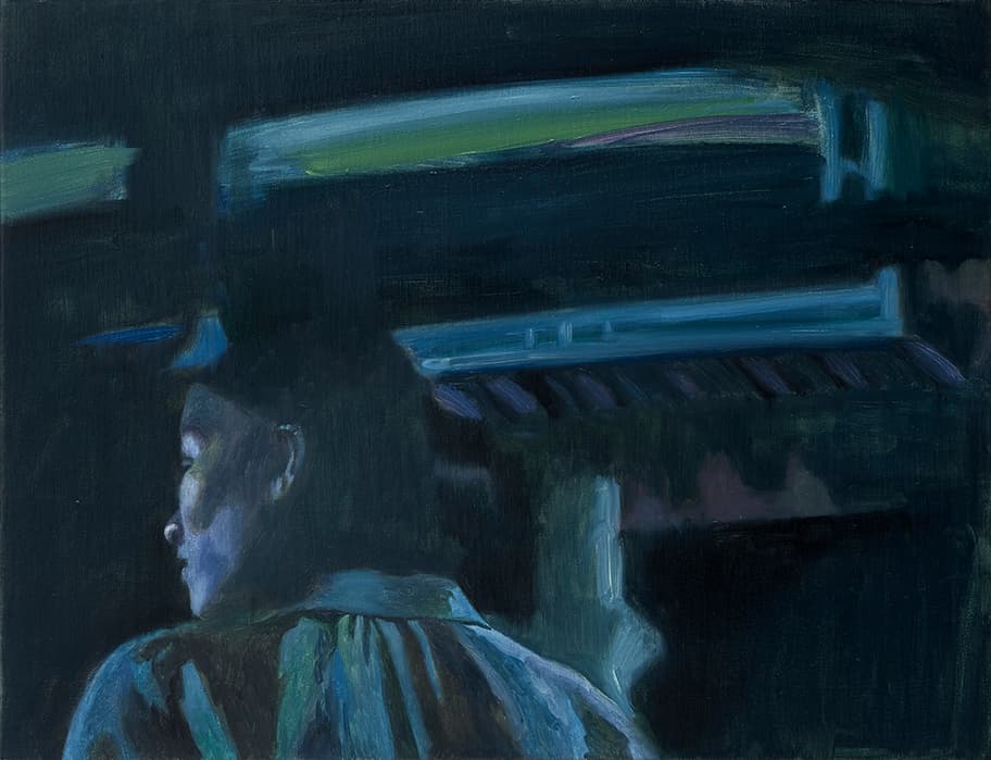 서동욱, Dongwook Suh, 밤-소리, Oil on canvas, 45.5x53cm, 2017, ONE AND J