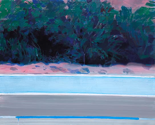 진훈_평행선_2015_acrylic on canvas _80X100cm