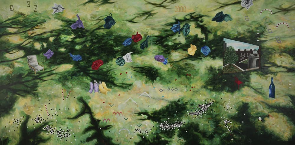 김봄, 1804 L_캔버스에 아크릴채색_120×240cm_2015